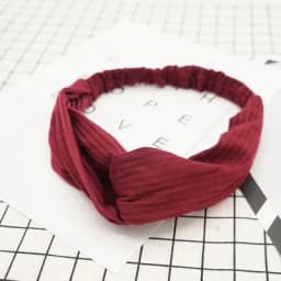multiple styles Hair Accessories Print Dot Flamingo Headbands for Women Retro Cross Knot Head Wrap Turban Hairbands