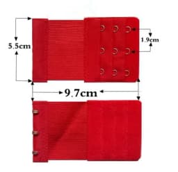 1PC Bra Extenders Strap 2 Rows 3 Rows 4 Rows Women Ajustable Intimates Lengthened Bra Hook Buckle Bra Extension Belt 2026