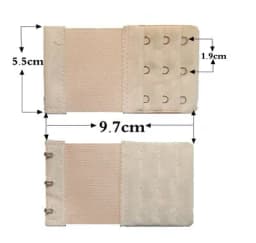 1PC Bra Extenders Strap 2 Rows 3 Rows 4 Rows Women Ajustable Intimates Lengthened Bra Hook Buckle Bra Extension Belt 2026