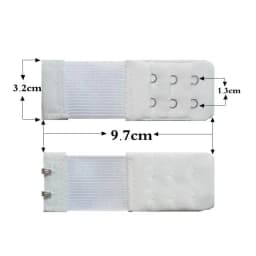 1PC Bra Extenders Strap 2 Rows 3 Rows 4 Rows Women Ajustable Intimates Lengthened Bra Hook Buckle Bra Extension Belt 2026