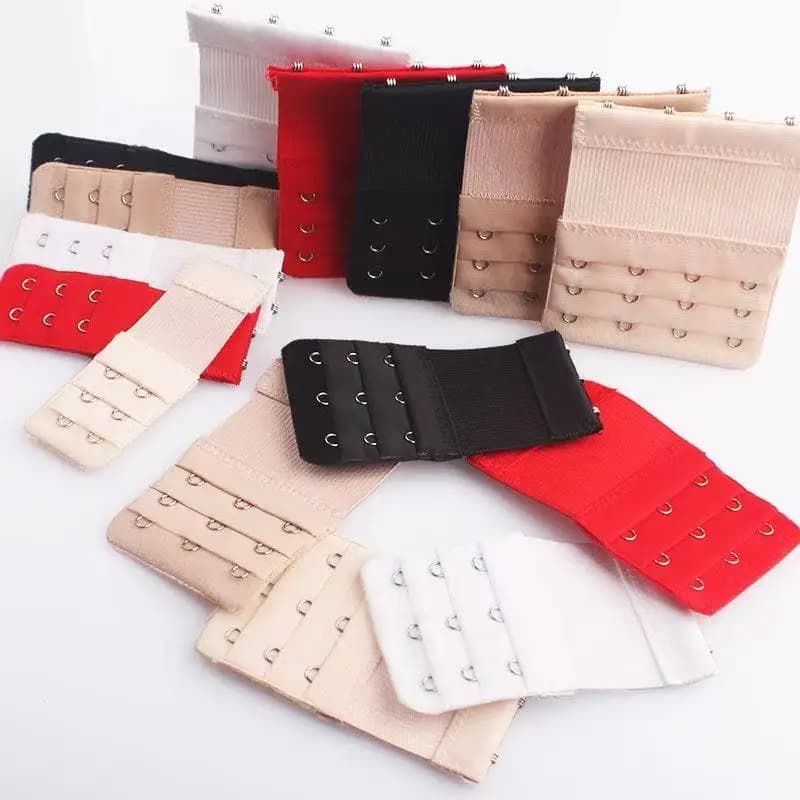 1PC Bra Extenders Strap 2 Rows 3 Rows 4 Rows Women Ajustable Intimates Lengthened Bra Hook Buckle Bra Extension Belt 2026