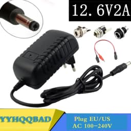 12.6V 2A 18650 Lithium Battery Charger For 12V 3Series Li-ion Battery Polymer Smart Charger 18650 Battery Pack 5.5mm X 2.1mm DC
