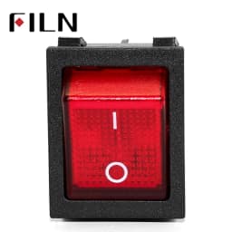 On Off 30A/250V 16A/250V Heavy Duty 4 Pin T85 Rocker Switch With Light 12V 24V 110V 220V 380V