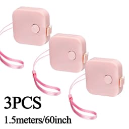 Sewing Tape Measure Dual Sided Retractable Ruler with Push Button Ruler for Weight Loss Medical Body Measurement Tailor Tool