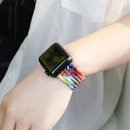 Braided Solo Strap For Apple Watch Bands 44mm 45mm 49mm 38mm Nylon Correa Bracelet iWatch Series 12 11 10 9 8 7 SE Ultra 4 3 2