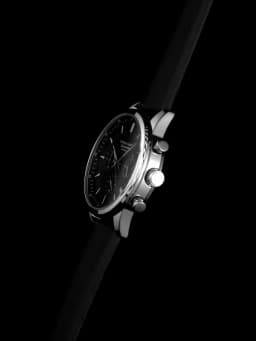 Hannah Martin Brand Men Watch Multifunctional Timing Dial Casual Sports Leather Original Quartz Movement Business Watch for Men