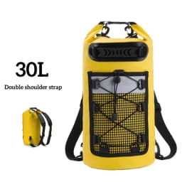 Swimming PVC Pack Dry Bag Backpack for Women Men 10L 20L Waterproof Shoulder Kayak Trekking Drifting Rafting Surfing Boating Bag