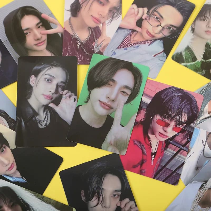 Korean Idol Stray Album ATE Photocard HYUNJIN FELIX Changbin Bangchan Merch Lomo Cards Photobook Card Poster Postcard Fans Gifts