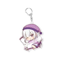 Re:Life in A Different World From Zero Ram Rem Cute Keychain Emilia Beatrice Keyring Natsuki Subaru Bag Tag Cos Baji Accessory