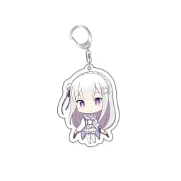 Re:Life in A Different World From Zero Ram Rem Cute Keychain Emilia Beatrice Keyring Natsuki Subaru Bag Tag Cos Baji Accessory