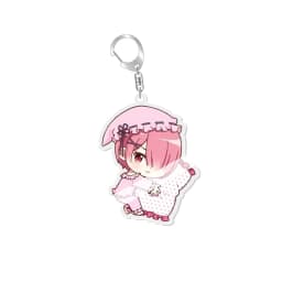 Re:Life in A Different World From Zero Ram Rem Cute Keychain Emilia Beatrice Keyring Natsuki Subaru Bag Tag Cos Baji Accessory
