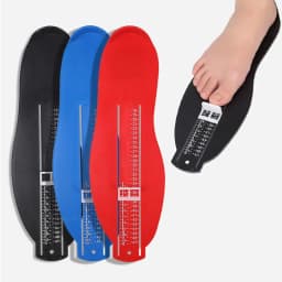 Portable UK/EU Size Foot Measure Gauge Device Shoes Size Measuring Ruler Hanging Design Foot Care Adult Foot Length Ruler