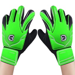 1 pair Non-Slip Soccer Goalie Gloves with Double Wrist Protection
