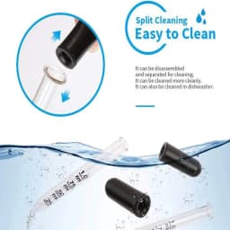 5Pcs Calibrated Thick Glass Straight-Tip Eye Dropper Clear Pipettes Dropper Medicine Dropping Pipettes Essential Oils Laboratory