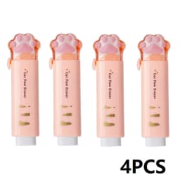4PCS Children's School Rubber Eraser Pencil Stationery for School Eraser Foot for Kids Kawaii Eraser XPC01