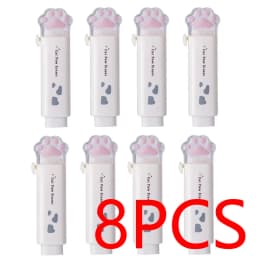 4PCS Children's School Rubber Eraser Pencil Stationery for School Eraser Foot for Kids Kawaii Eraser XPC01