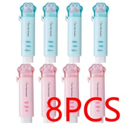 4PCS Children's School Rubber Eraser Pencil Stationery for School Eraser Foot for Kids Kawaii Eraser XPC01