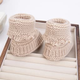 2Pcs/Pair Baby Knit Socks 0-12M Solid Cochet Walking Socks Ins Cream Solid Color Short Socks for Infant Boys Girls Clothing