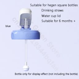 Suitable for hegen bottle accessories/cup cover/handle/nipple/square bottle universal