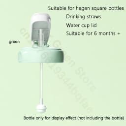 Suitable for hegen bottle accessories/cup cover/handle/nipple/square bottle universal