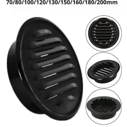 Stainless steel 70-200mm Exterior wall air outlet vent grille round duct cap air ventilation cover hole plug ventilation system