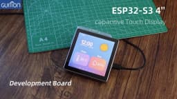 ESP32-S3 Arduino LVGL WIFI and Bluetooth development board 4.0 inch 480 * 480 smart display capacitive touch without bottom shel