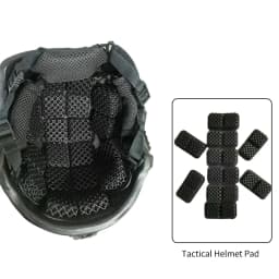 3D Printed Helmet Cooling Pad Honeycomb Breathable Liner Tactical Helmet Insert Airsoft Helmet Padding Sweat Absorbing Comfort
