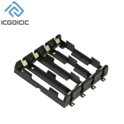 18650 SMT Battery Holder 18650 SMD Battery Box Storage Case Container Power Bank With Bronze Pins Rechargeable SMT 1x2x3x4x