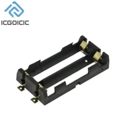 18650 SMT Battery Holder 18650 SMD Battery Box Storage Case Container Power Bank With Bronze Pins Rechargeable SMT 1x2x3x4x