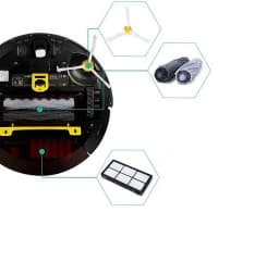 For IRobot Roomba 800 900 Series 860 870 880 890 966 980 Vacuum Cleaner Side Roller Brush Parts HEPA Filter Wheel Replacement