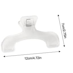 Transparent Plastic Book Clip Simple Reading Aid Fixed Book Holder Bookmarks Creative Design Practical Note Holder for Bookstore