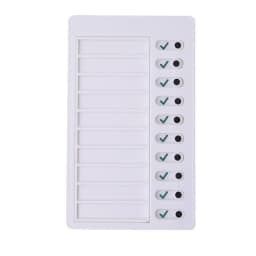 Bview Art 10 Blank Sheets of Paper To Do List Board Memo List Board for Adults and Children for Planning Reminders