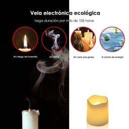 24Pcs/Set Flameless LED Candle Creative Wishing Led Tea Light Warm White Flameless Candle Halloween Christmas Decor Candle Light