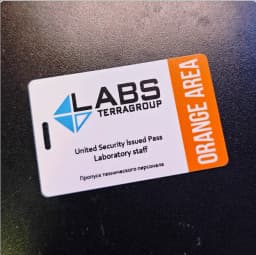 Escape from Tarkov Red Card TerraGroup Labs Key Card Accessories 0.84mm