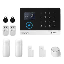 PGST WiFi 4G Home Alarm Security System Set Alexa Automation Alarm Security Protection Door Motion Works with Tuya Smart Life