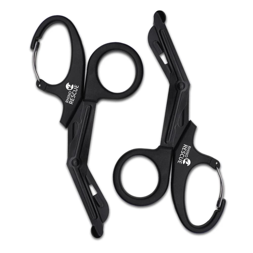 Rhino Rescue 18.5cm Emergency Shears Fluoride-Coated Stainless Steel Scissors for Outdoor Tactical Kit