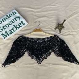 Summer Knitted Hollow Thin Lace Fake Collar Shawl Pullover Short Suspender Skirt False Collar Detachable Collars Sun Protection