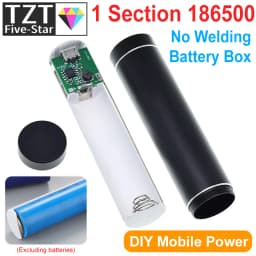 1/3PCS Metal Power Bank DIY Kit Storage Case Box Free welding Suit 1X 18650 Battery 5V 1A USB External Charger smart phone