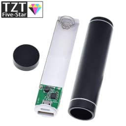 1/3PCS Metal Power Bank DIY Kit Storage Case Box Free welding Suit 1X 18650 Battery 5V 1A USB External Charger smart phone