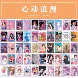 Yoofun 50pcs Kawaii Stickers Japanese Washi Paper Sticker Cartoon Sticker for Scrapbooking Journals Cute Stationery