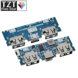 1/3/5PCS Micro/Type-C USB 5V 2.4A Dual USB 18650 Boost Battery Charger Board Mobile Power Bank Accessories For Phone DIY