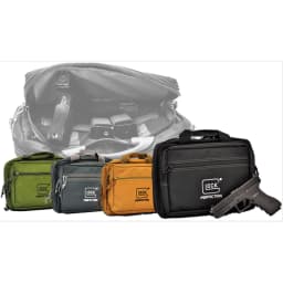 Tactical Glock Pistol Portable Storage Dual Gun Bag Magazine Pouch Handgun Range Case Holder For Colt 1911 Cz-75 Sig Sauer P365