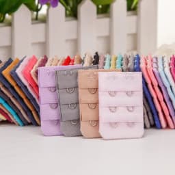 2 pcs/lot 3 Rows*2 Buckles Hooks Women Bra Extenders Underwear Extension Buckle Intimates Accessories Stainless Steel Buckles