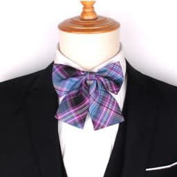 Ladies Plaid Bowtie Casual Bow Tie For Women Uniform Collar Butterf Bowknot Adult Check Bow Ties Cravats Cotton Girls Bowties