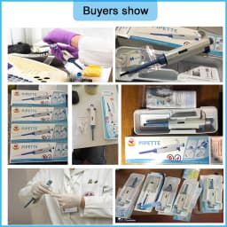 WEIAI Laboratory Pipette 100-1000ul Single Channel Digital Micropipette Adjustable Plastic Pipeta Lab Equipment With Pipette Tip