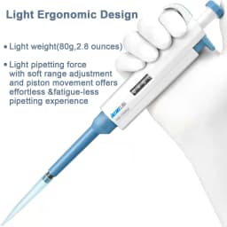 WEIAI Laboratory Pipette 100-1000ul Single Channel Digital Micropipette Adjustable Plastic Pipeta Lab Equipment With Pipette Tip