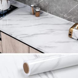 Black Marble Kitchen Home Peel and Stick Wallpaper For CounterTable Desk Bathroom PVC Waterproof Self Adhesive Contact Paper