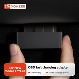 YZ For Tesla Model X S 3 Y YL Highland Juniper OBD Fast Charger USB And Type-C Dual Port 48W Conversion Plug Kit Car Accessories