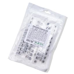 130PCS/LOT 1uF-220uF SMD Aluminum Electrolytic Capacitor Assorted Kit Set, 13values*10pcs=130pcs Samples Kit