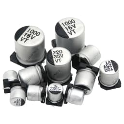130PCS/LOT 1uF-220uF SMD Aluminum Electrolytic Capacitor Assorted Kit Set, 13values*10pcs=130pcs Samples Kit